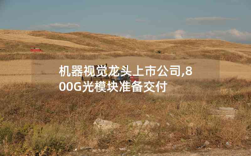 機器視覺龍頭上市公司,800G光模塊準(zhǔn)備交付