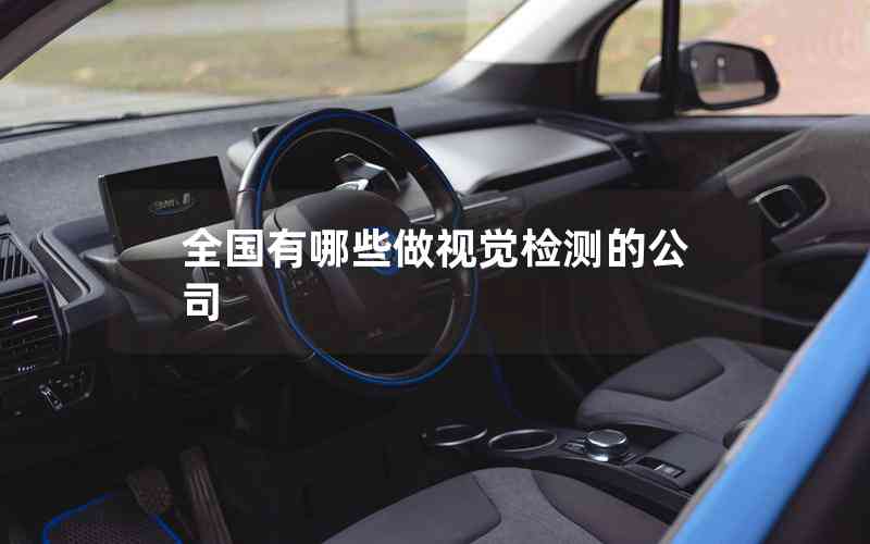 全國(guó)有哪些做視覺(jué)檢測(cè)的公司