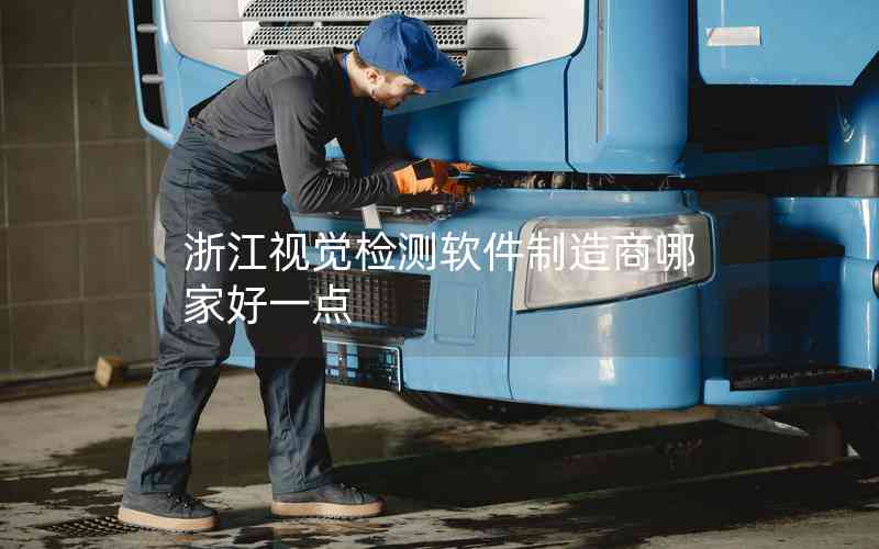 浙江視覺(jué)檢測(cè)軟件制造商哪家好一點(diǎn)
