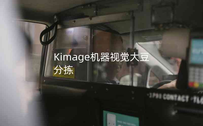 Kimage機器視覺大豆分揀