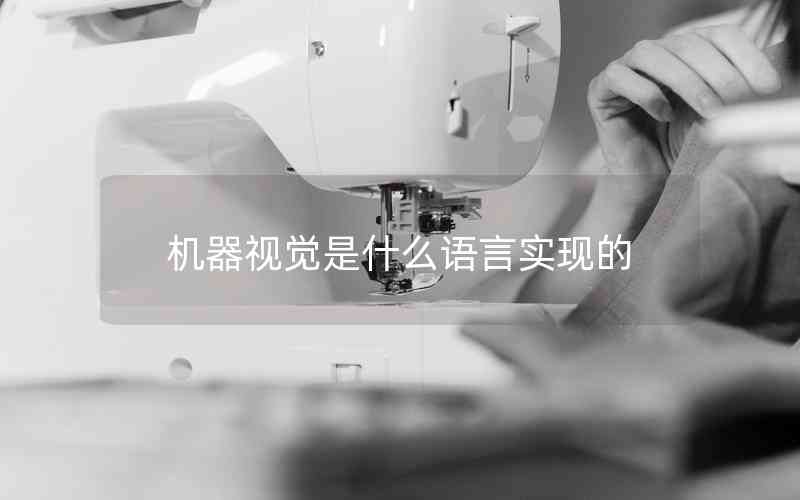 機(jī)器視覺(jué)是什么語(yǔ)言實(shí)現(xiàn)的