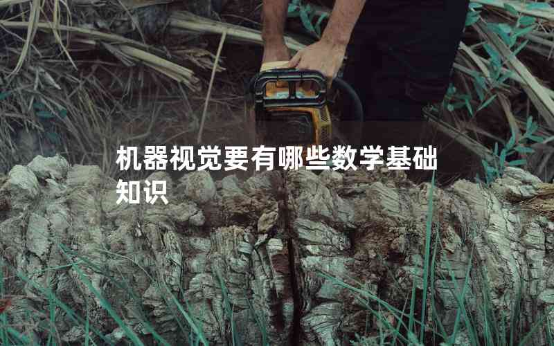 機器視覺要有哪些數(shù)學基礎(chǔ)知識