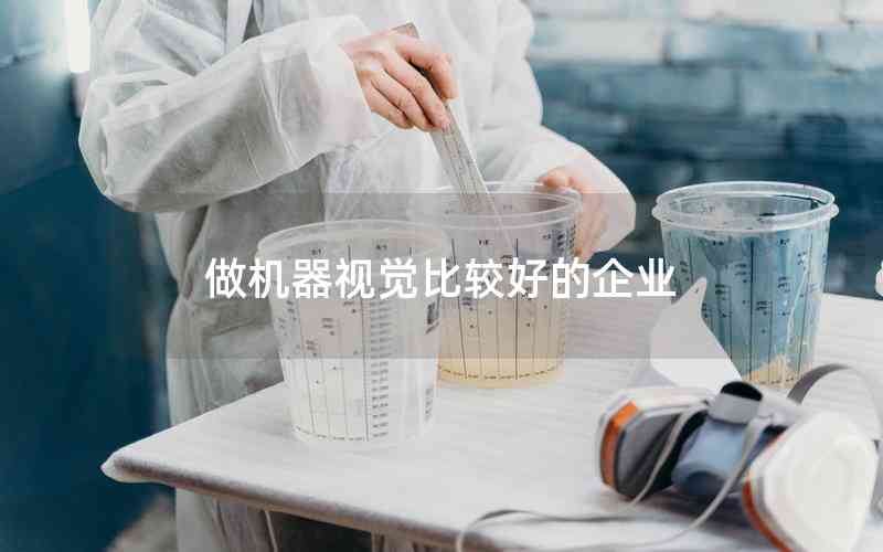 做機(jī)器視覺比較好的企業(yè)
