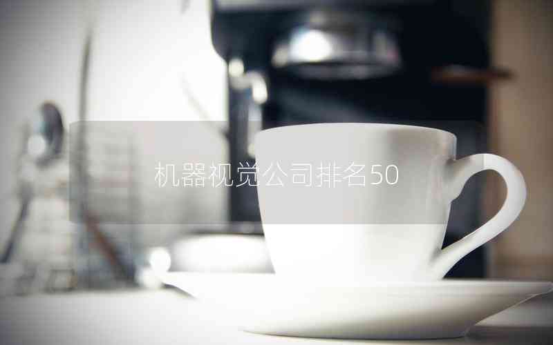 機器視覺公司排名50