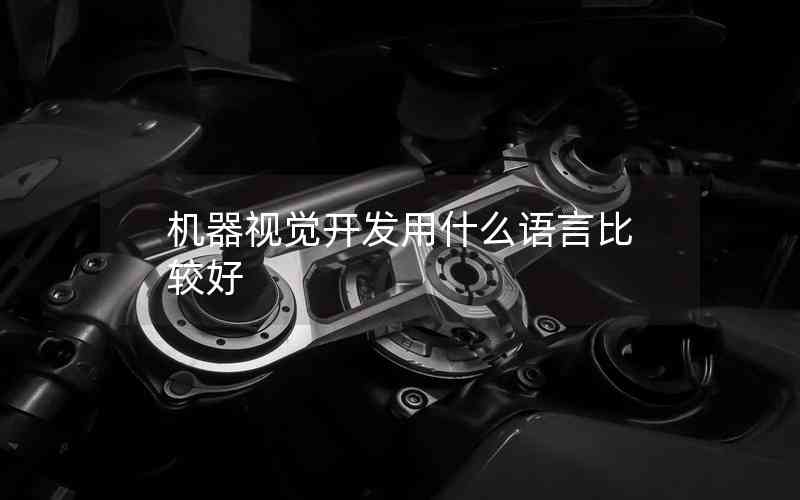 機器視覺開發(fā)用什么語言比較好