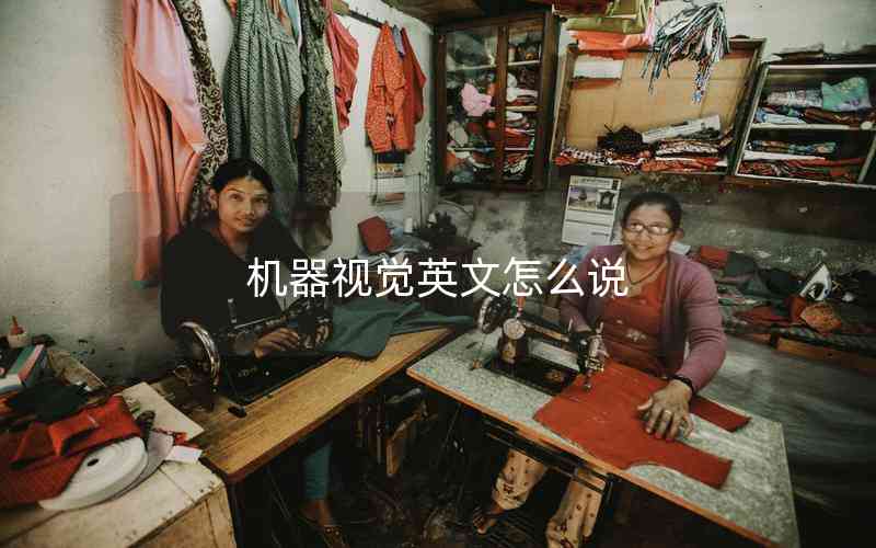 機(jī)器視覺英文怎么說